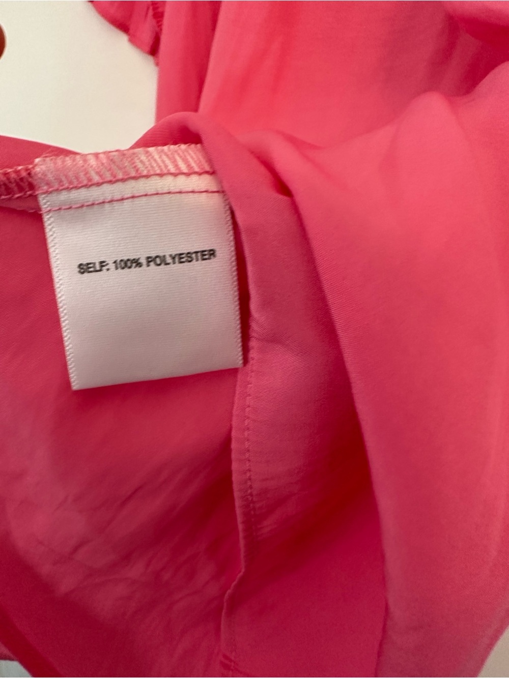 Rose & Olive Hot Pink Ruffle Sleeve Peasant Blouse - Picture 3 of 4